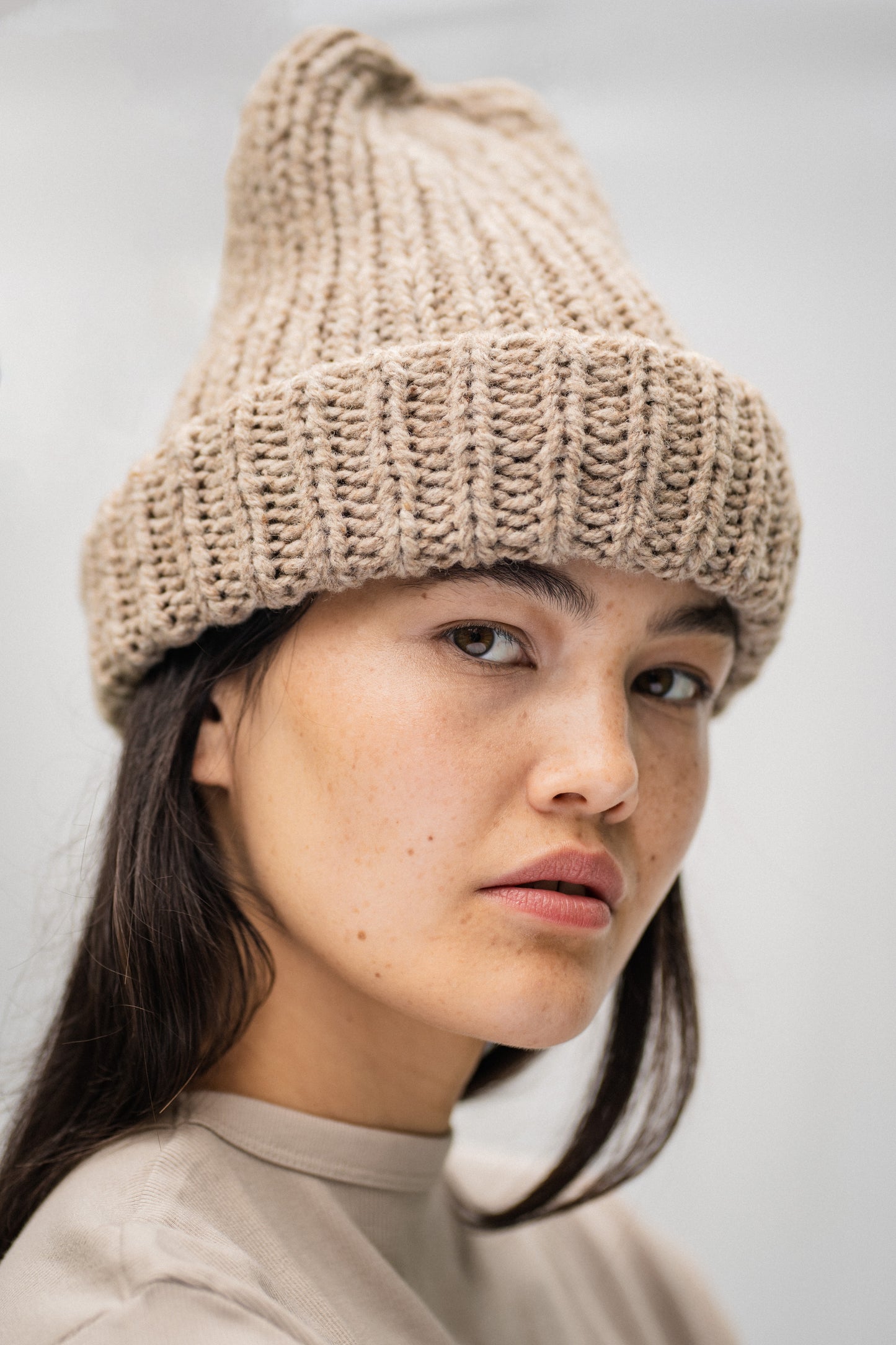 VALMA - HAND KNIT CHUNKY BEANIE