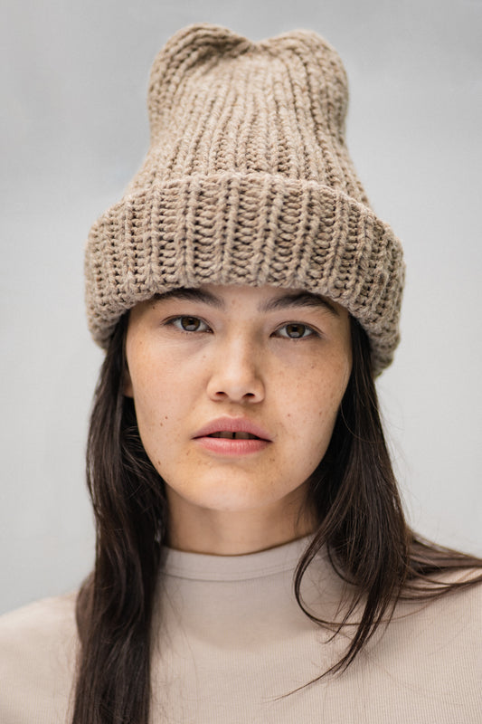 VALMA - HAND KNIT CHUNKY BEANIE