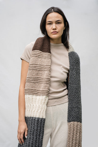 LEILA - ZERO WASTE PATCHWORK SCARF